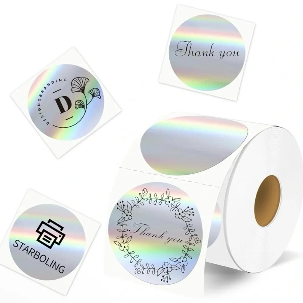 Custom Hand Crafted Thank You Stickers, 100 ct